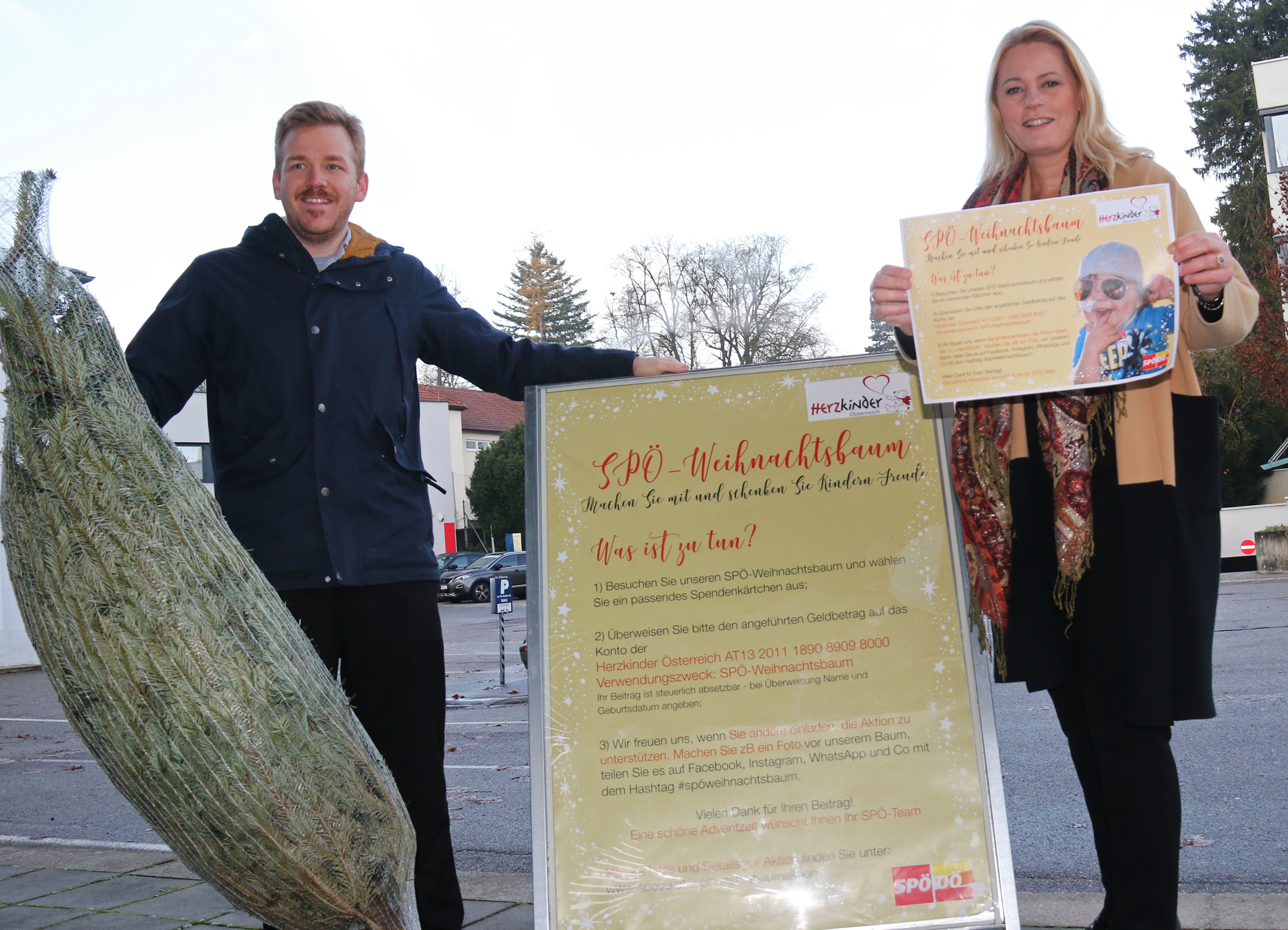 SPÖWeihnachtsbaumAktion Wir unterstützen die Arbeit der „Herzkinder