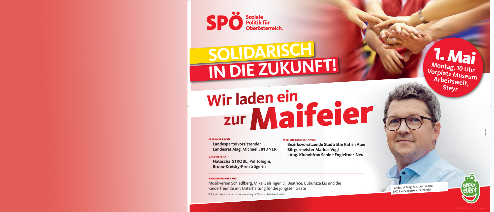 Steyrer Mai Kundgebung Der SpÖ Steht Unter Dem Motto „solidarisch In Die Zukunft“ SpÖ 3946